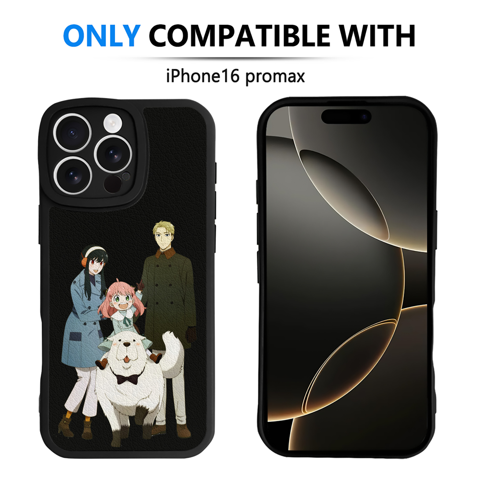 （画像用） SPY×FAMILY间谍家家酒 【iPhone 16シリーズ対応】シリコンスマホケース（レザー調） 材質：シリコン